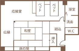 角部屋 和洋室 間取り